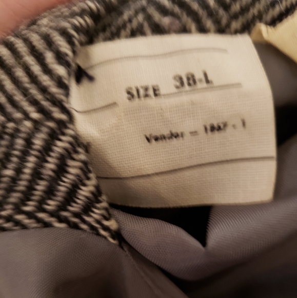 Men's wool herringbone blazer - Picture 8 of 10